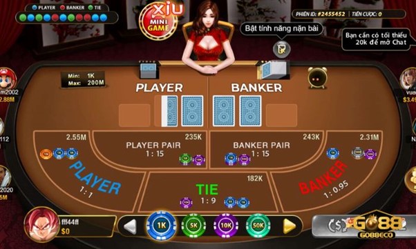 Trò chơi baccarat tại KUBET có giao diện đẹp mắt