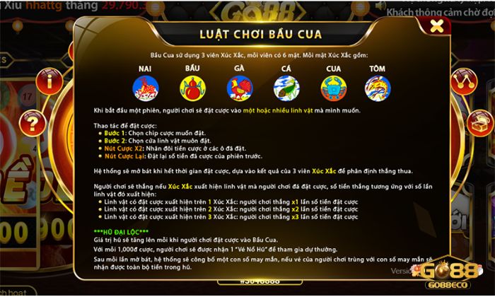 Hướng dẫn chơi bầu cua KUBET dễ hiểu