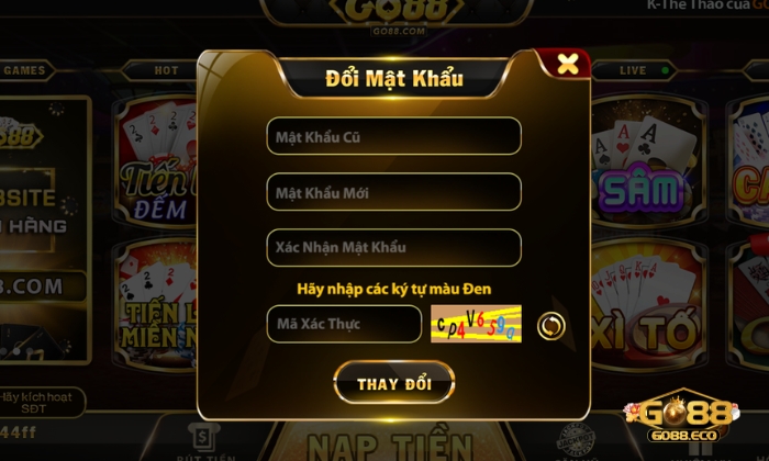 Đổi mật khẩu KUBET dễ dàng